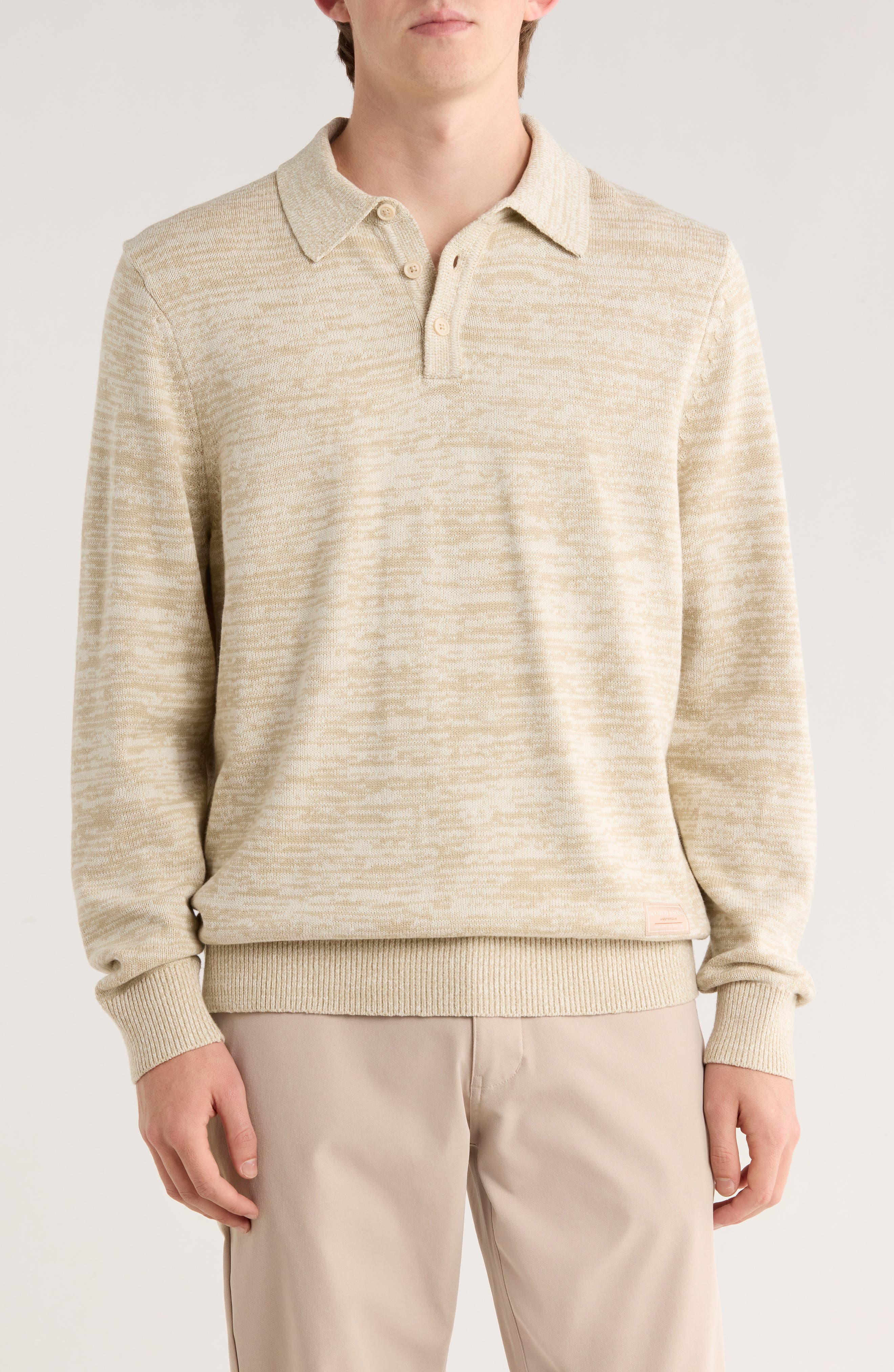 Scotch & Soda Space Dye Polo Sweater