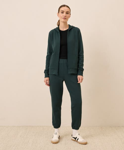 Pact Organic Brushed Fleece Sweatpant In Black