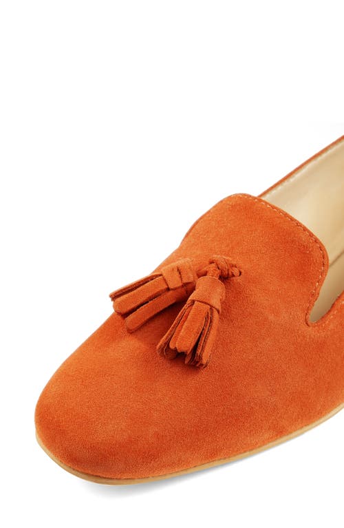 Lk Bennett Jessie Tassel Flat In Red