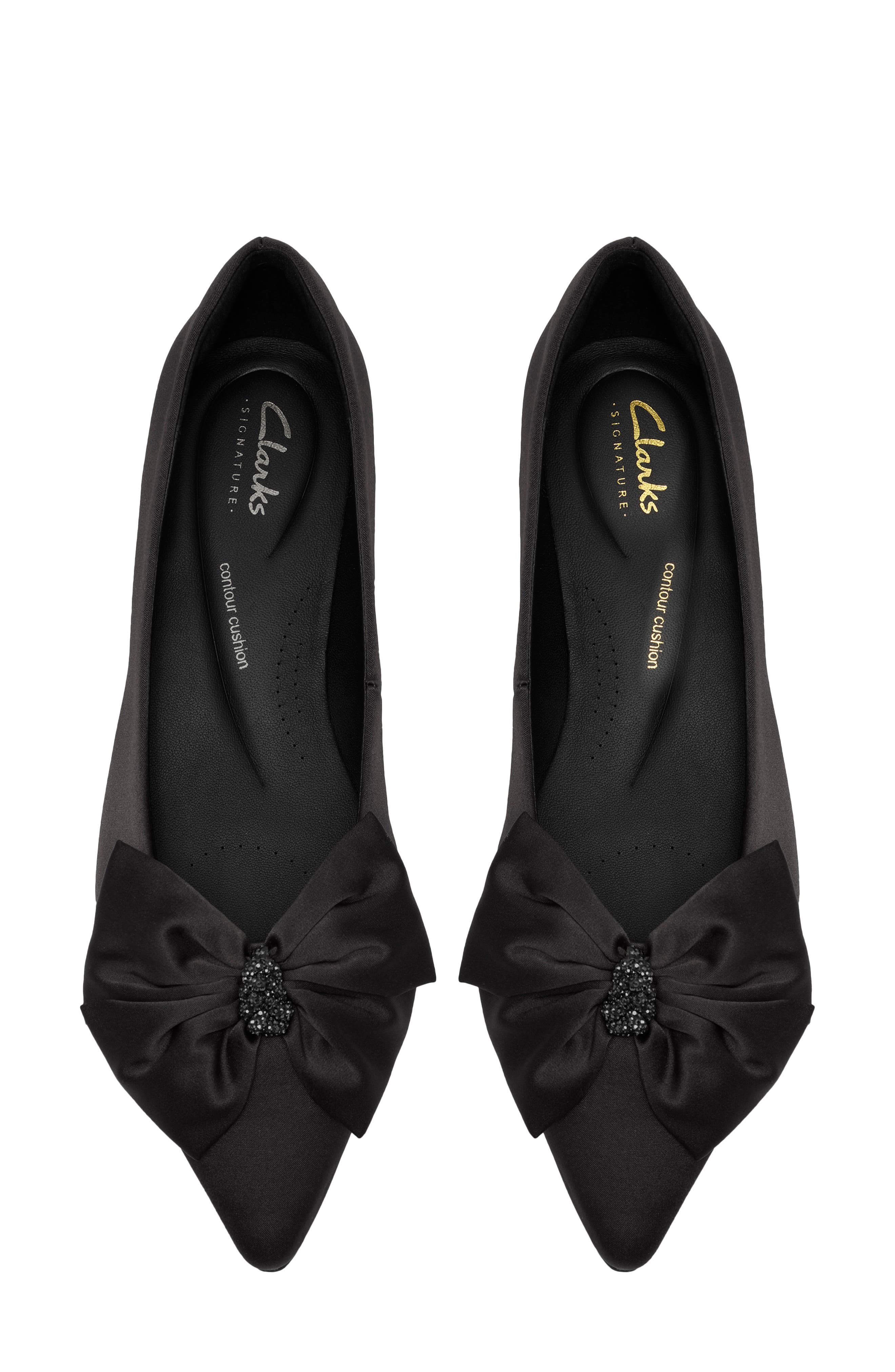 Sensa15 Bella Pointed Toe Flat, Alternate, color, BLACK