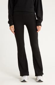 X by Gottex Ribbed Flare Leggings