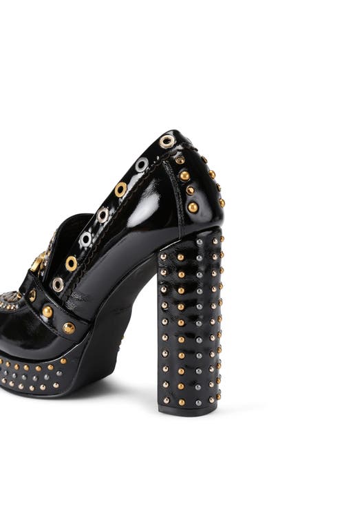 Kurt Geiger London Mansion Platform Loafer Pump In Black