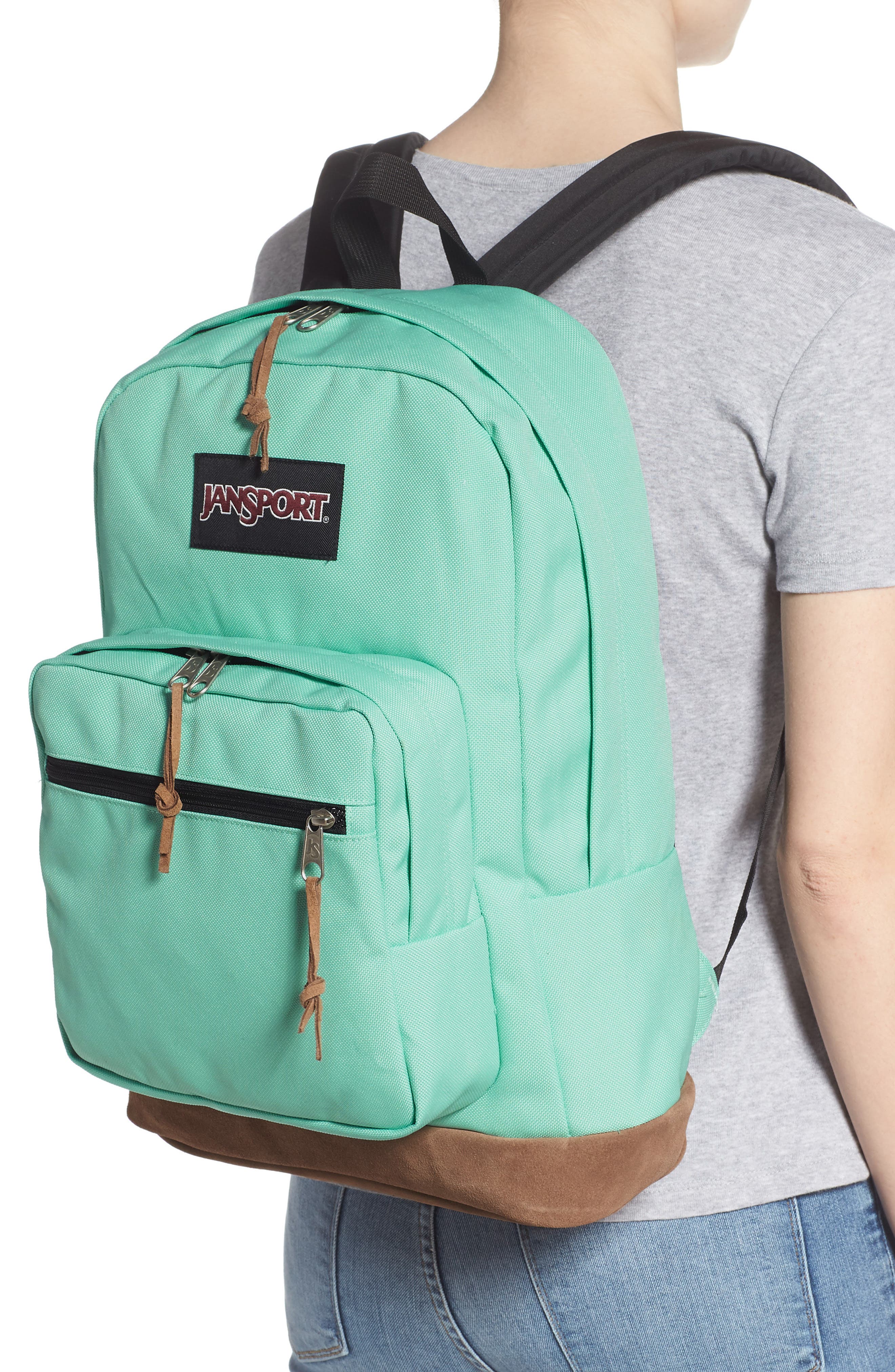 Jansport Right Pack 15-Inch Laptop Backpack, Alternate, color, Cascade