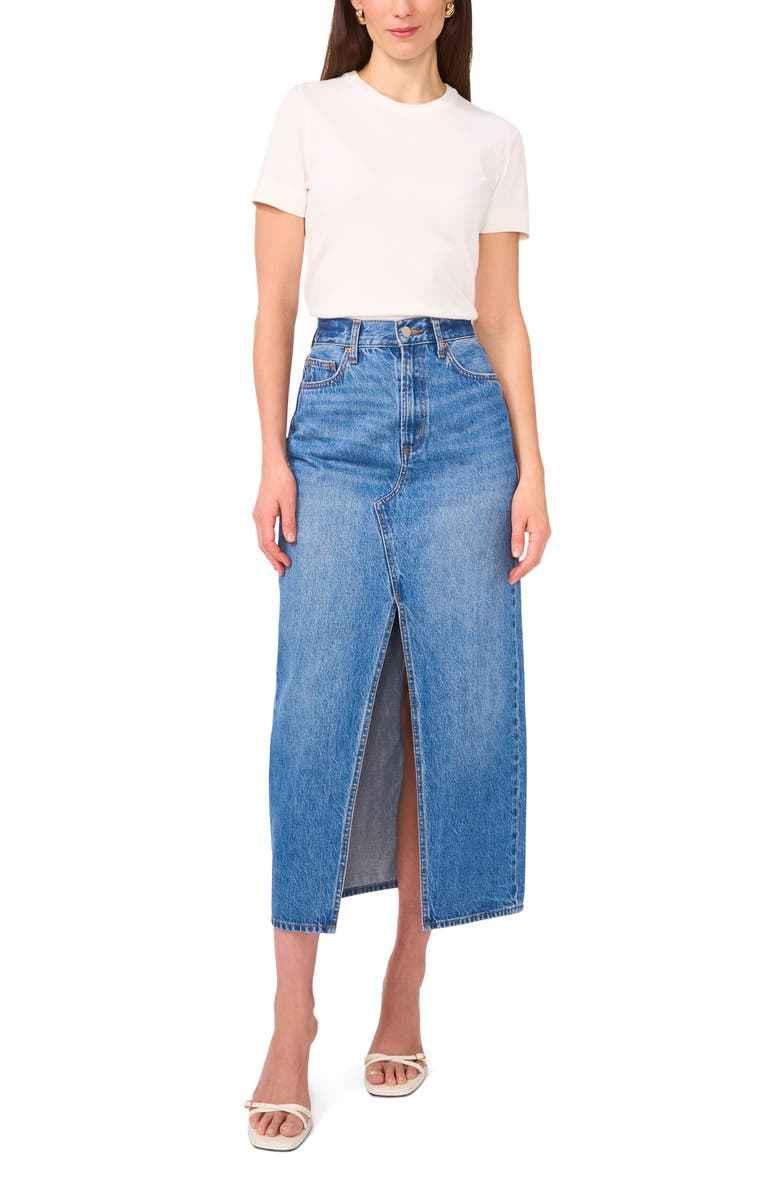 1.STATE Short Sleeve Cotton Sweater Top, Alternate, color, Antique White