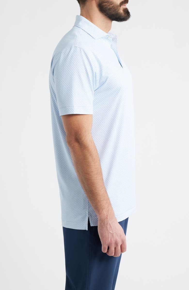 Peter Millar Mayfield Performance Jersey Golf Polo, Alternate, color, White