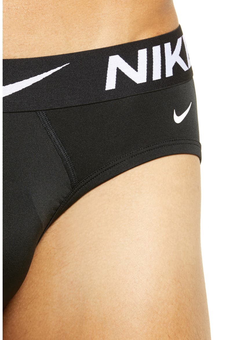 Dri-FIT 3-Pack Performance Hip Briefs, Alternate, color, BLACK