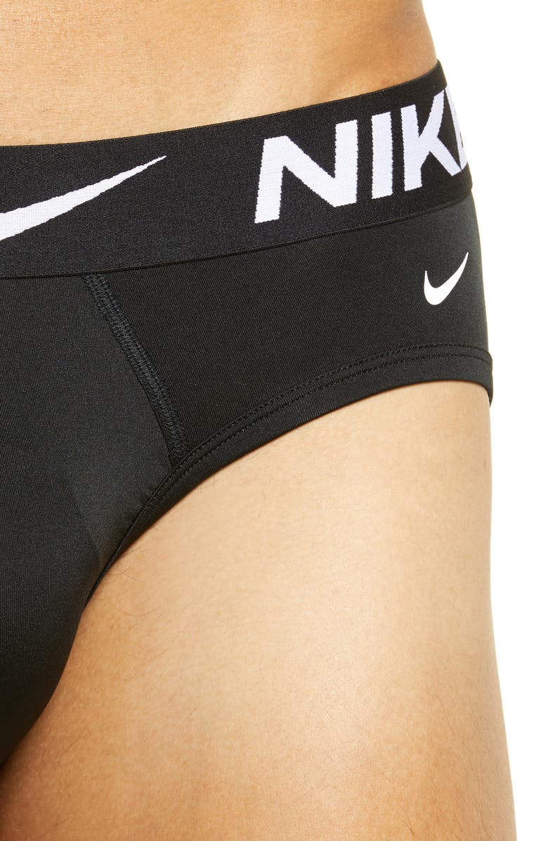 Nike Dri-FIT 3-Pack Performance Hip Briefs, Alternate, color, Black