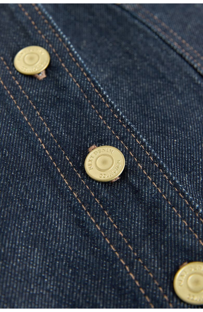 NEXT Patch Pocket Denim Miniskirt, Alternate, color, Blue