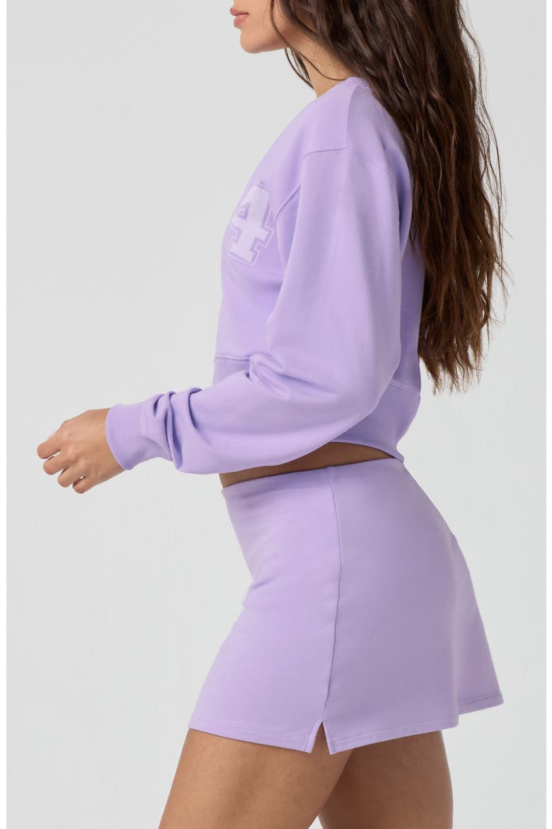2004 Split Neck Sweatshirt, Alternate, color, MILLIE LAVENDER