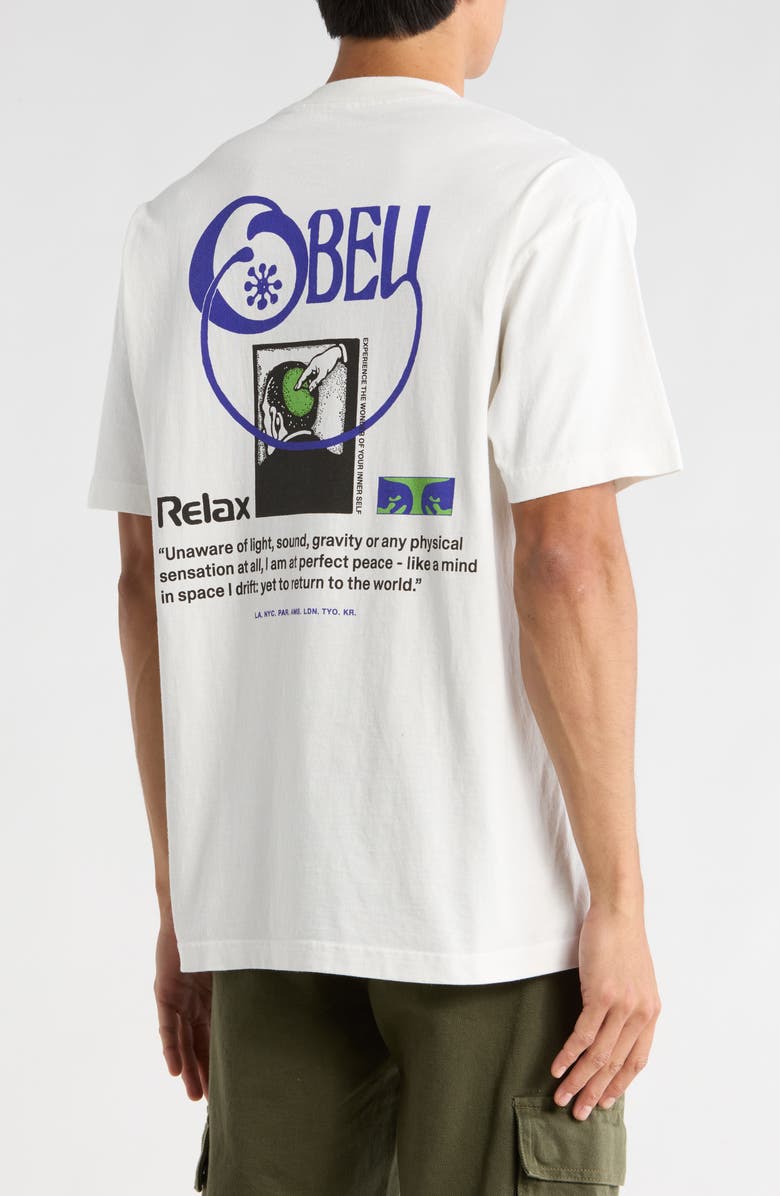 Obey Relax Graphic T-Shirt, Alternate, color, Pigment Vintage White