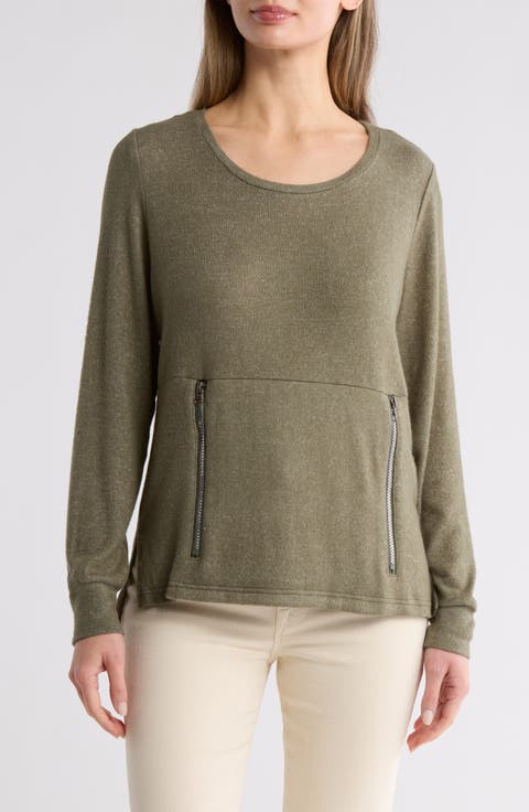 Mavis Zip Pocket Pullover