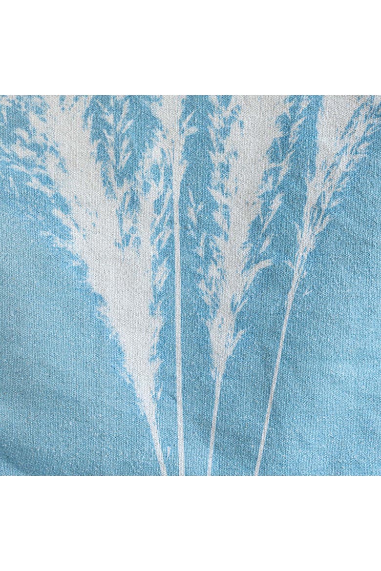 Pampas Grass Tapestry Blue Cotton, Alternate, color, Blue