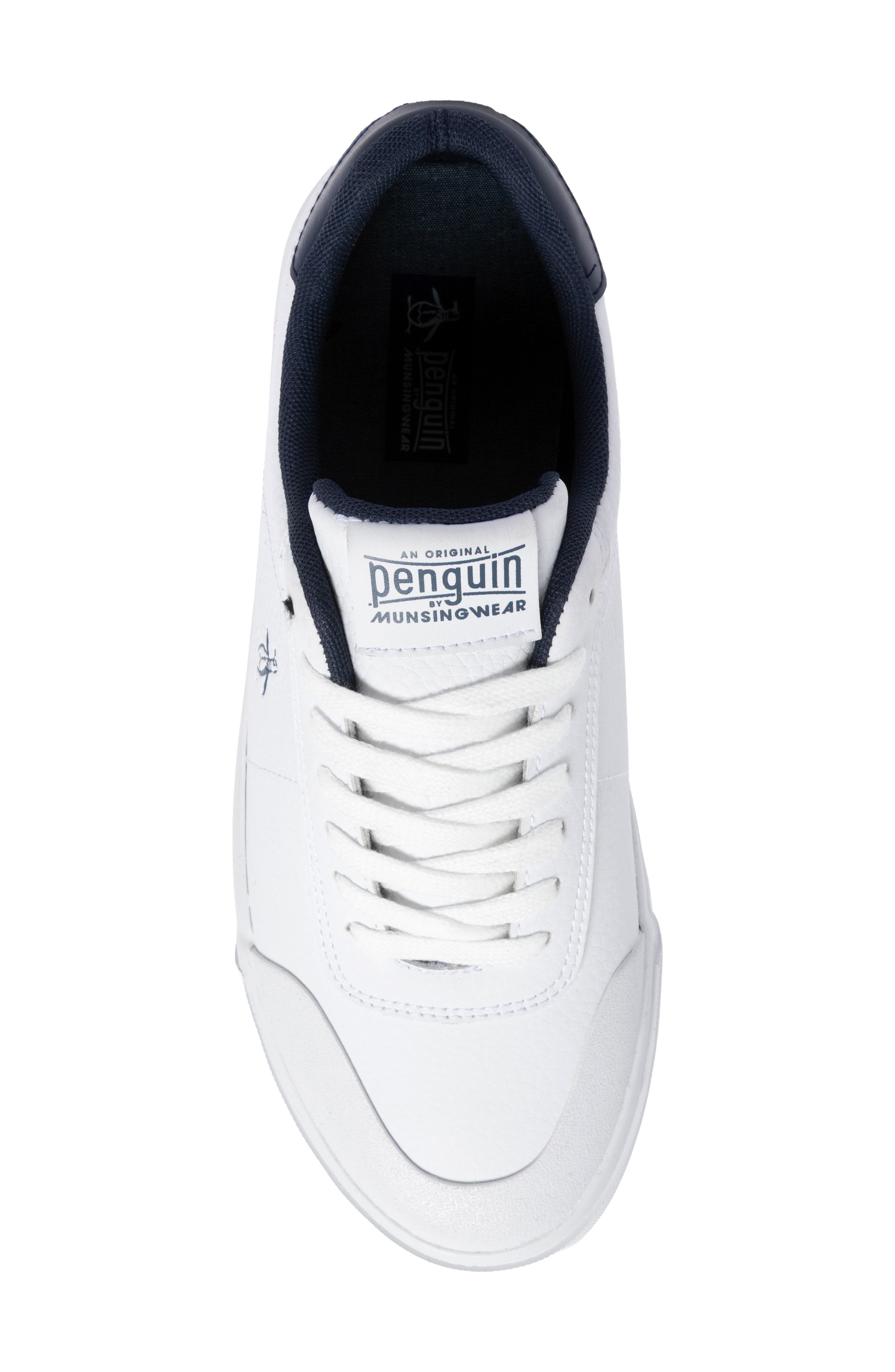 Original Penguin <p>Sylas Court Sneaker (Men)</p>, Alternate, color, White/ Navy