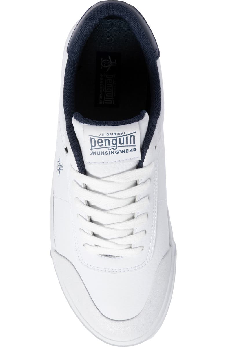 Original Penguin <p>Sylas Court Sneaker (Men)</p>, Alternate, color, White/ Navy