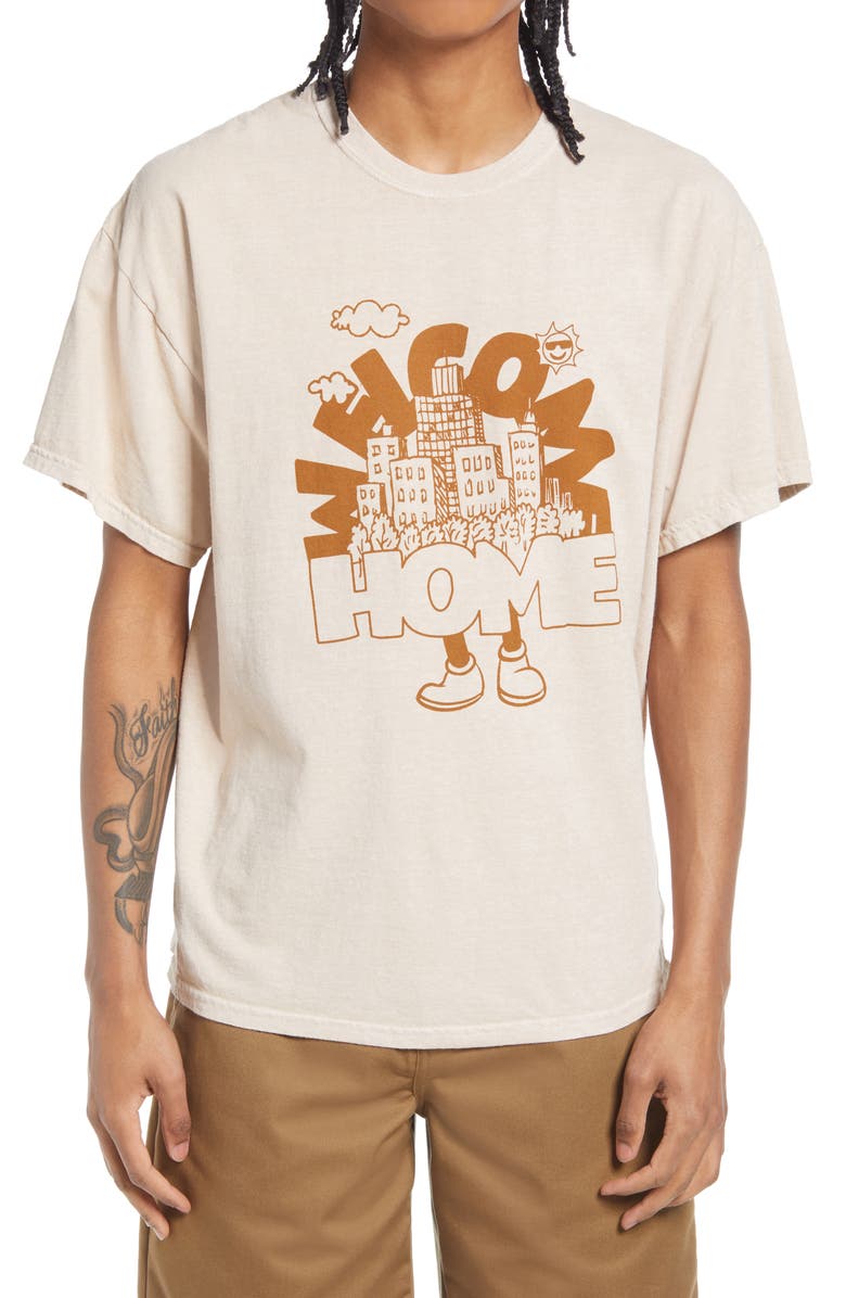 BDG Urban Outfitters Welcome Home Cotton Graphic Tee, Main, color, 
