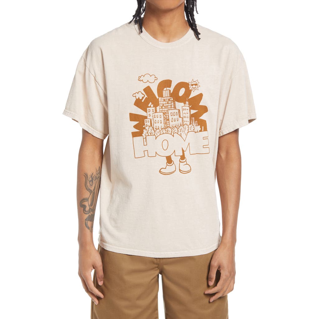 BDG URBAN OUTFITTERS BDG URBAN OUTFITTERS WELCOME HOME COTTON GRAPHIC TEE