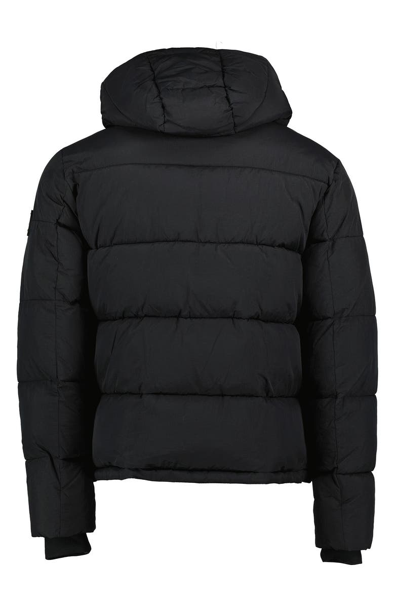 Noize Matte Water Resistant Hooded Puffer Jacket, Alternate, color, 