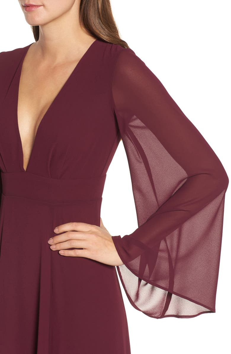 slim fit dress slacks Lisa Maxi Dress, in Light Pink Luxe Satin, Size: Large | Show Me Your Mumu main image 0