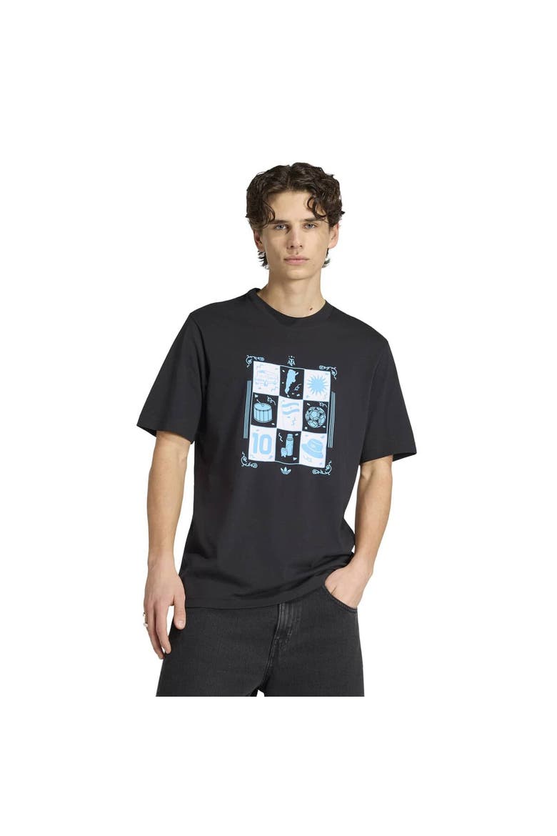Men's adidas  Black Argentina National Team  Originals T-Shirt, Main, color, Black