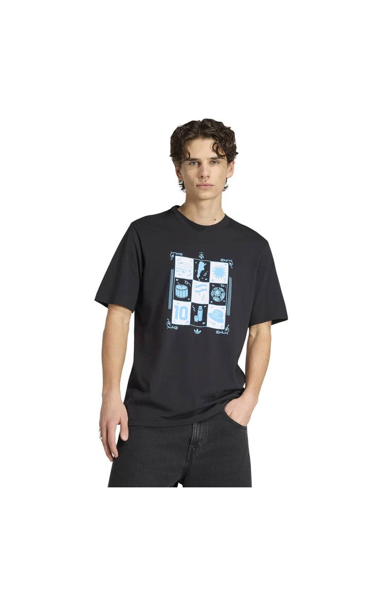 adidas Men's adidas Black Argentina National Team Originals T-Shirt, Main, color, Black