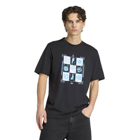 Men's adidas  Black Argentina National Team  Originals T-Shirt