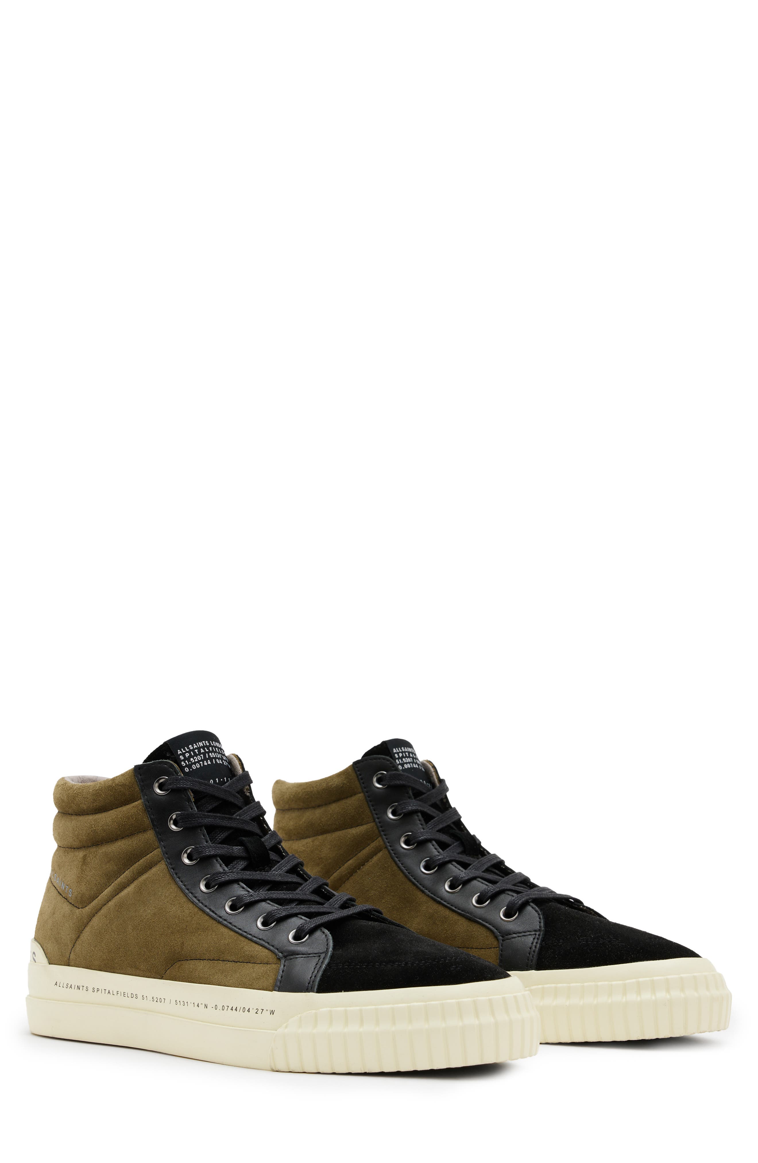 AllSaints Maverick High Top Sneaker, Main, color, 