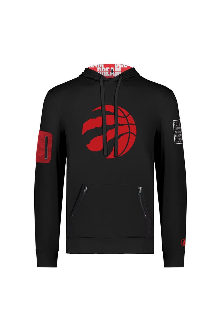 Unisex FISLL x Black History Collection  Black Toronto Raptors Pullover Hoodie, Alternate, color, Black