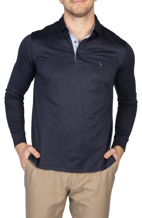 Long Sleeve Performance Knit Polo