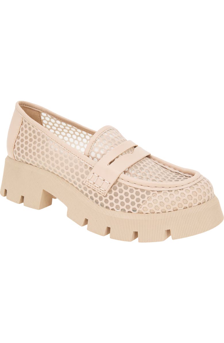 BCBGeneration Rama Platform Penny Loafer, Main, color, Frappe-Beige