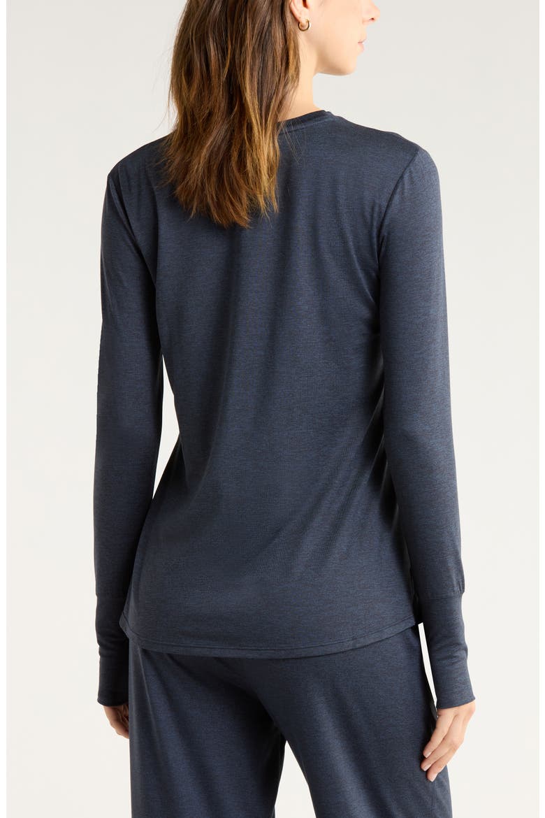 Liana Restore Soft Lite Long Sleeve T-Shirt, Alternate, color, NAVY SAPPHIRE