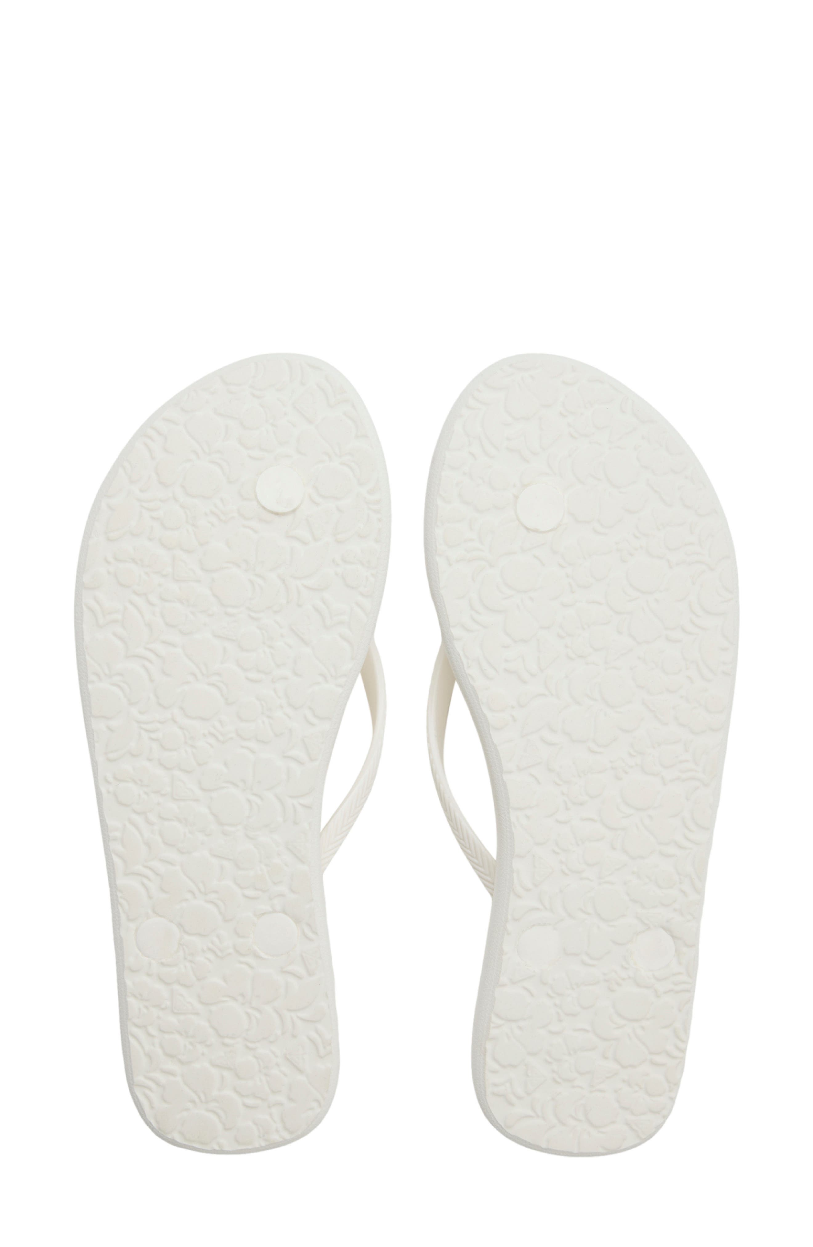 Roxy Antilles III Flip Flop, Alternate, color, Cream