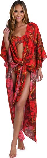 Kara Jungle Cover-Up Maxi Duster