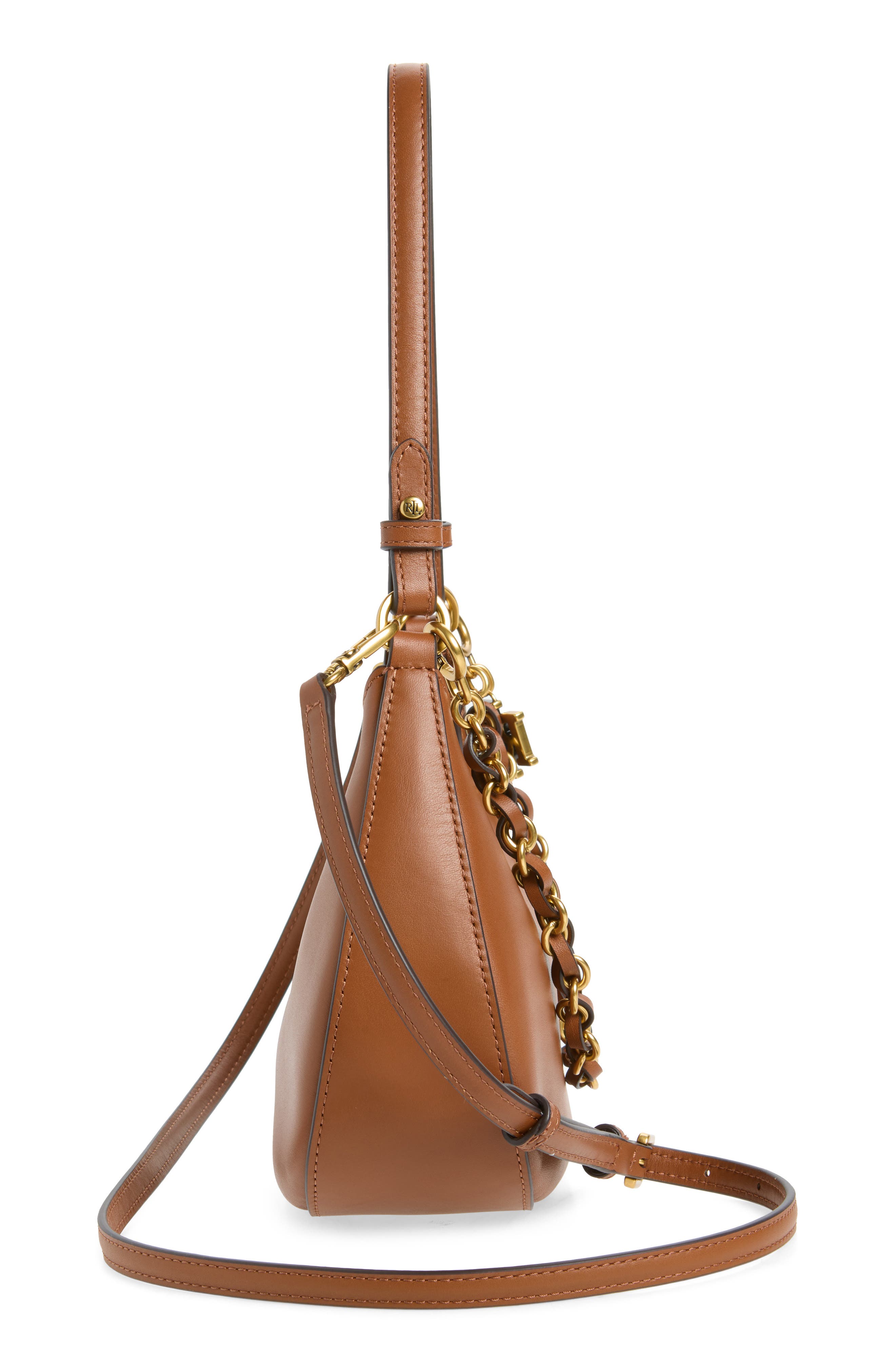 Marcy Leather Zip Shoulder Bag, Alternate, color, LAUREN TAN