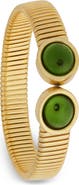 SAACHI Stone Duo Cuff Bracelet