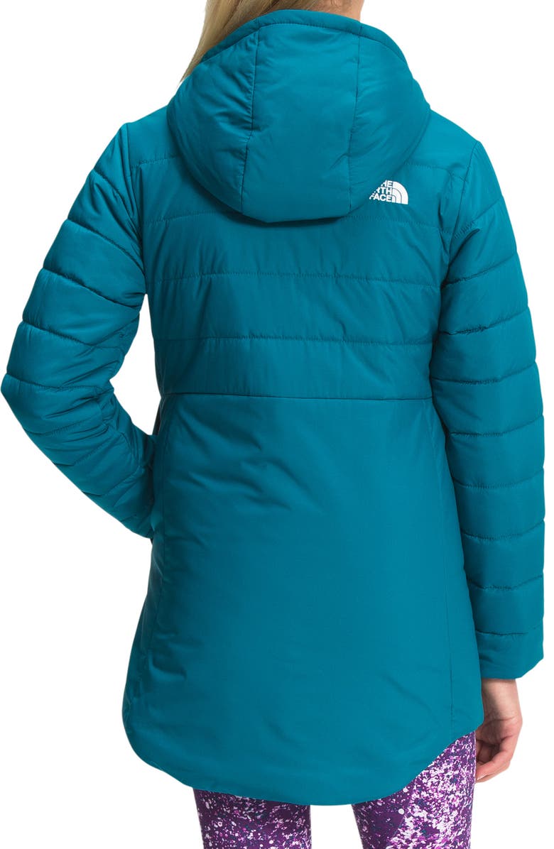 The North Face Kids' Mossbud Swirl Reversible Hooded Jacket, Alternate, color, 
