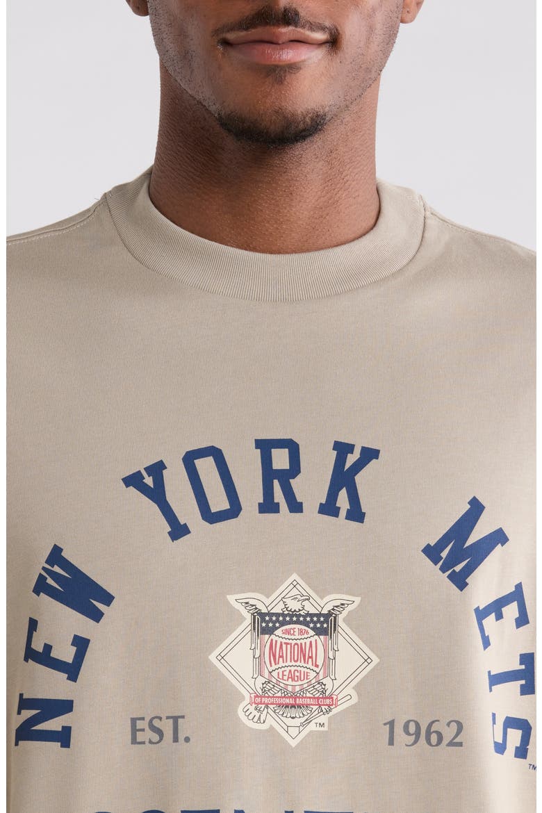 x MLB New York Mets Merch Cotton Graphic T-Shirt, Alternate, color, SEAL