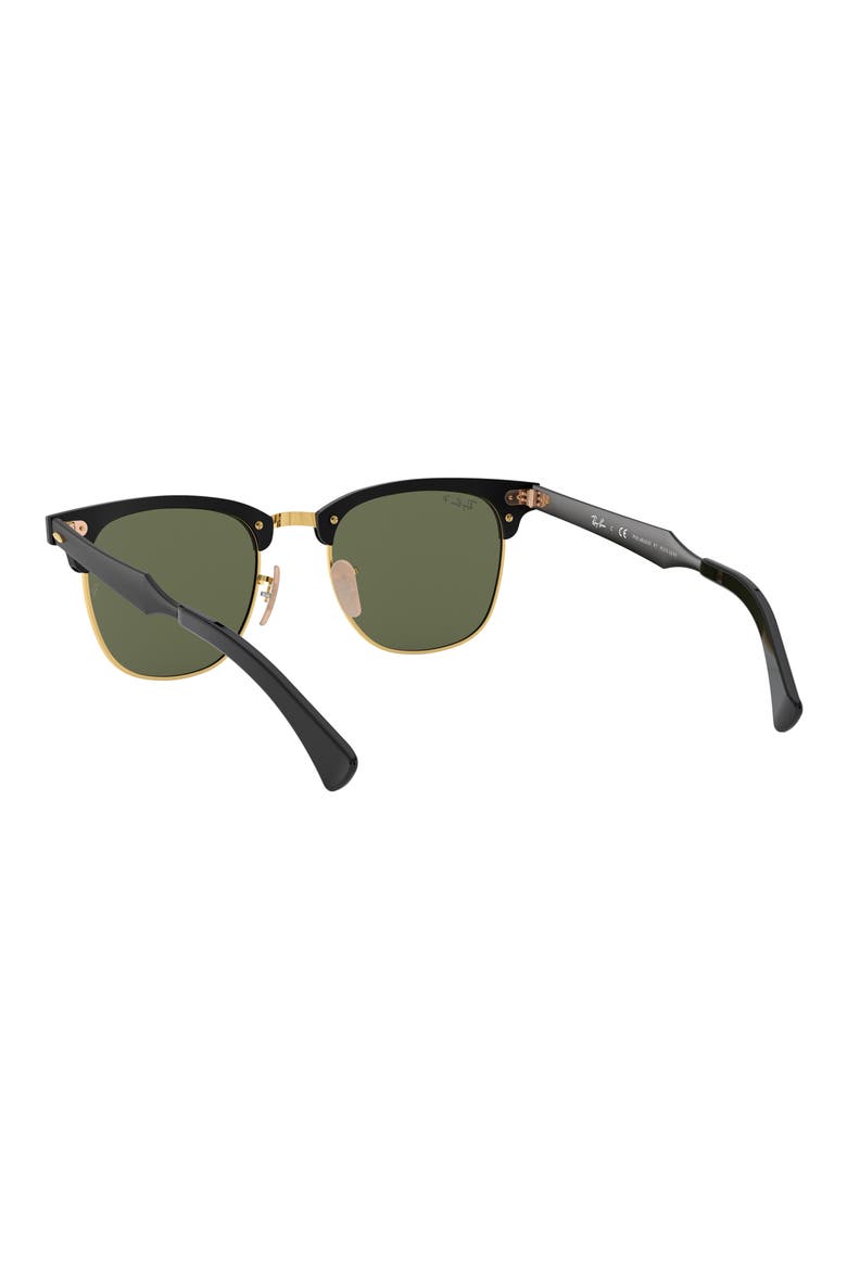 Clubmaster 51mm Square Sunglasses, Alternate, color, POL GREEN