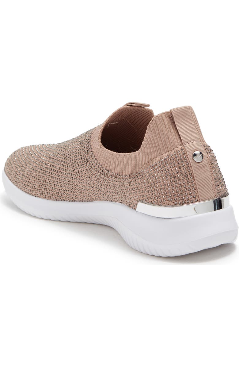 Anne Klein Mylee Slip-On Sneaker, Alternate, color, Blush Rhinestone