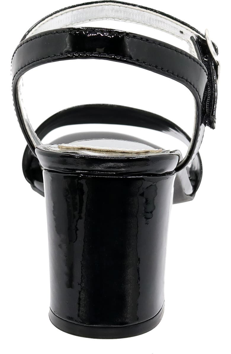 David Tate Ageless Ankle Strap Sandal, Alternate, color, Black Patent