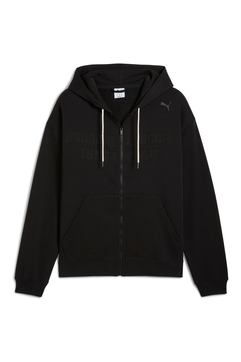 Porsche League Zip Hoodie, Alternate, color, PUMA BLACK