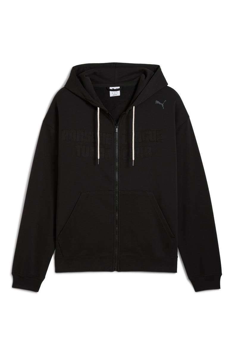 PUMA Porsche League Zip Hoodie, Main, color, Puma Black