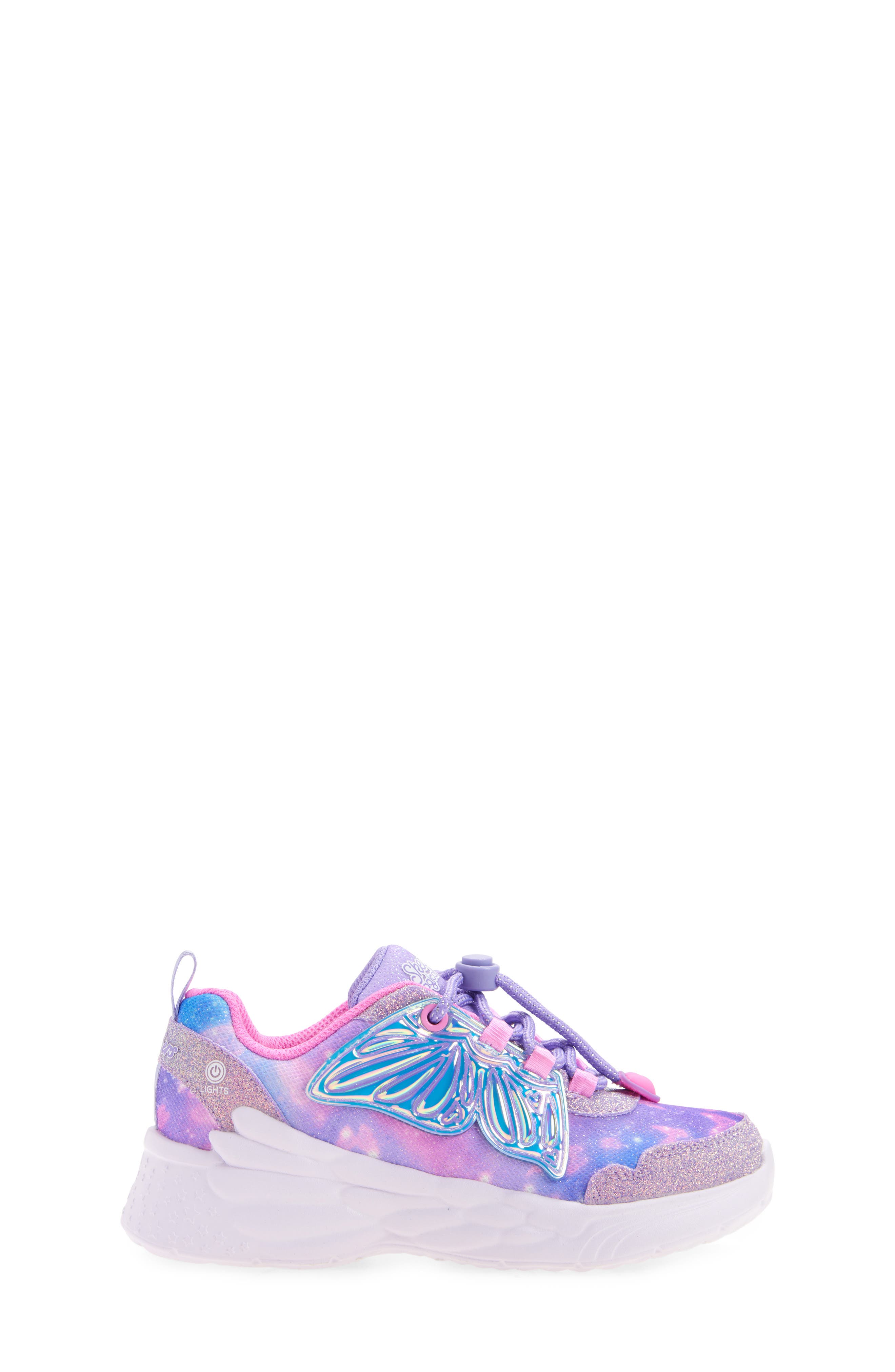 Kids' Dream Racer - Wing Brites Light-Up Sneaker, Alternate, color, LAVENDER/ MULTI