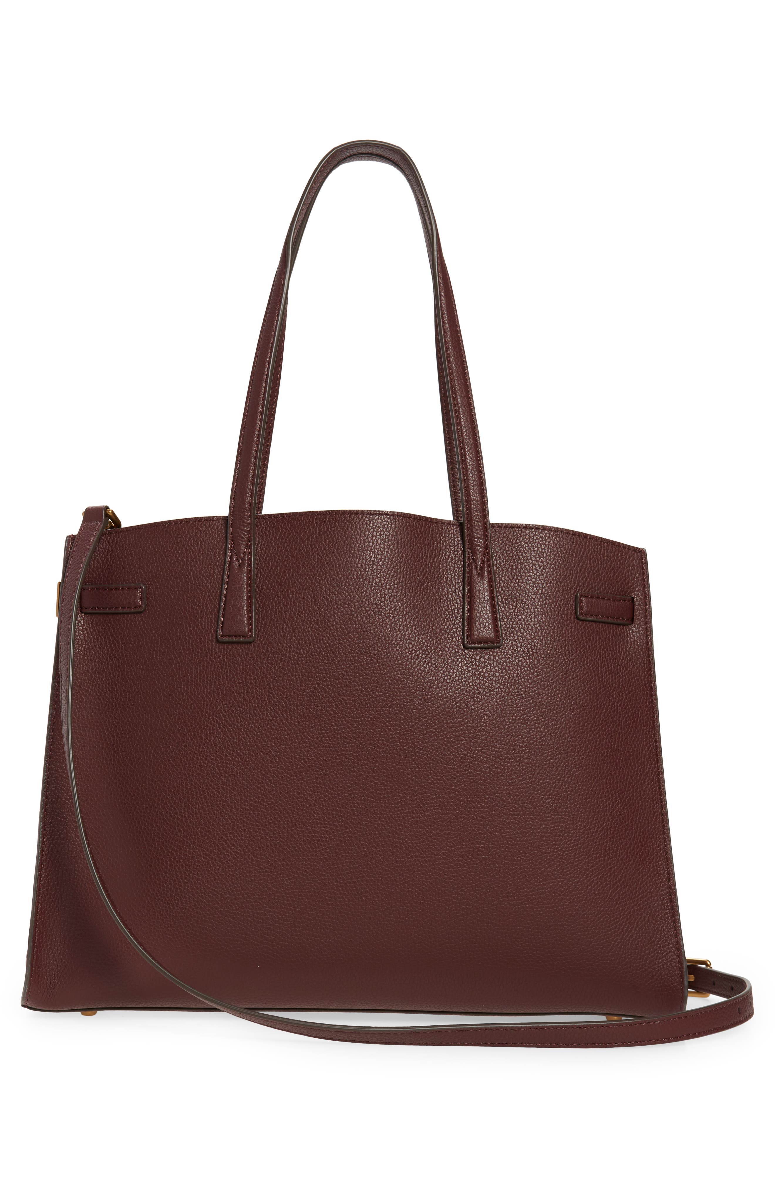 Tory Burch Walker Leather Satchel, Alternate, color, 