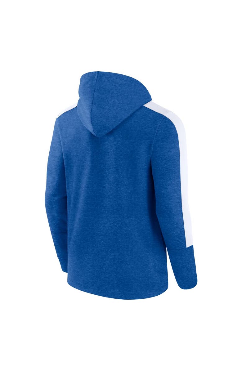 FANATICS Men's Fanatics Heather Royal Los Angeles Dodgers Gains Fleece Full-Zip Hoodie, Alternate, color,