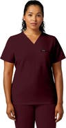 JAANUU Rhena Women's 1-Pocket Slim V-Neck Scrub Top