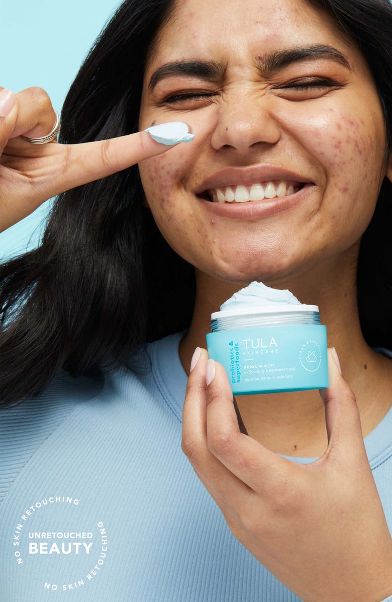 TULA Skincare Detox In A Jar Exfoliating Treatment Face Mask, Alternate, color,