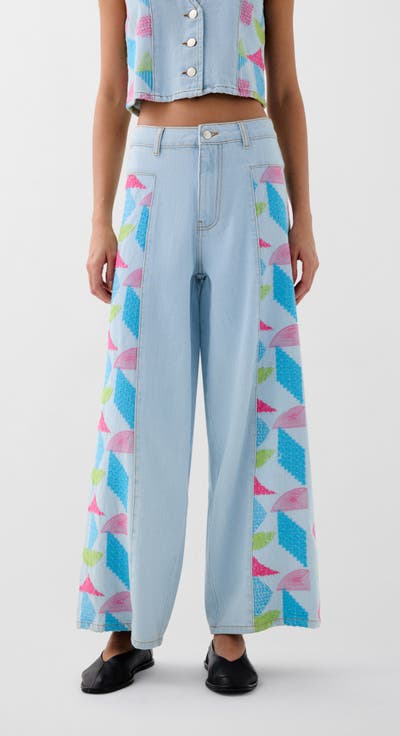 Culotte Embside Denim Pant