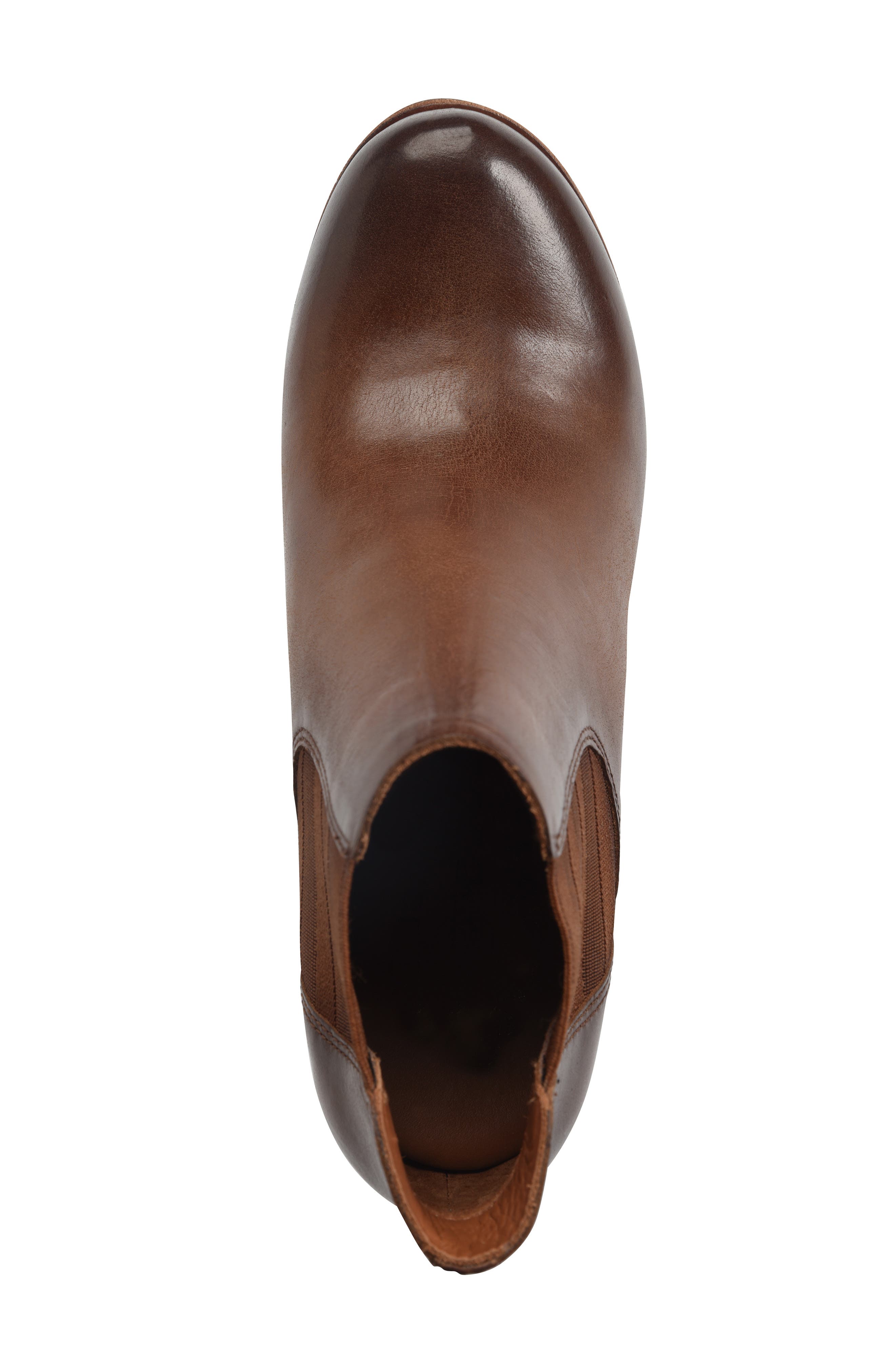Shirome Bootie, Alternate, color, BROWN LEATHER