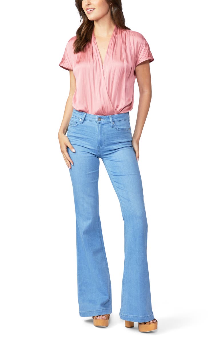 PAIGE Dijon Blouson Bodysuit, Alternate, color, Lipstick Pink