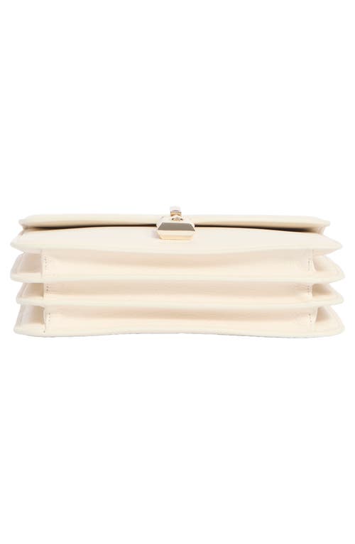 Kate Spade New York Locket Small Grain Leather Shoulder Bag In Sand